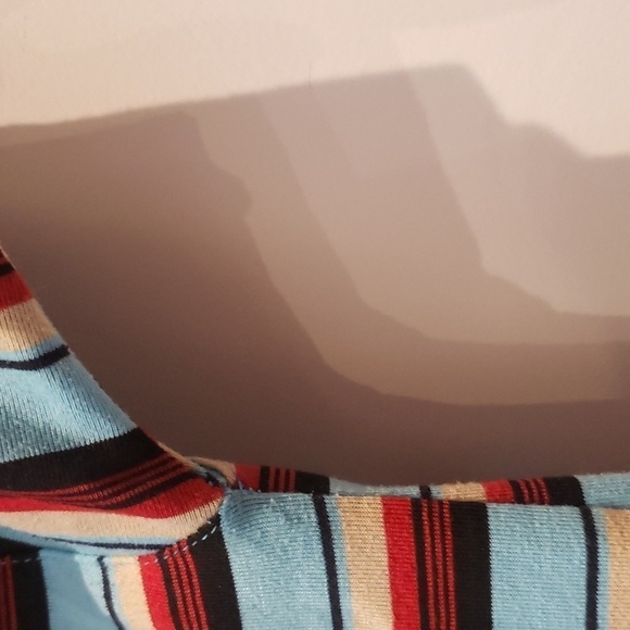 PLATINI Polo Golf Shirt Stripped Short Sleeve Men's Medium - Picture 7 of 12